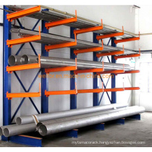 Industrial Warehouse Reliable Cantilever Racks Storage Systems for Steel Pipes